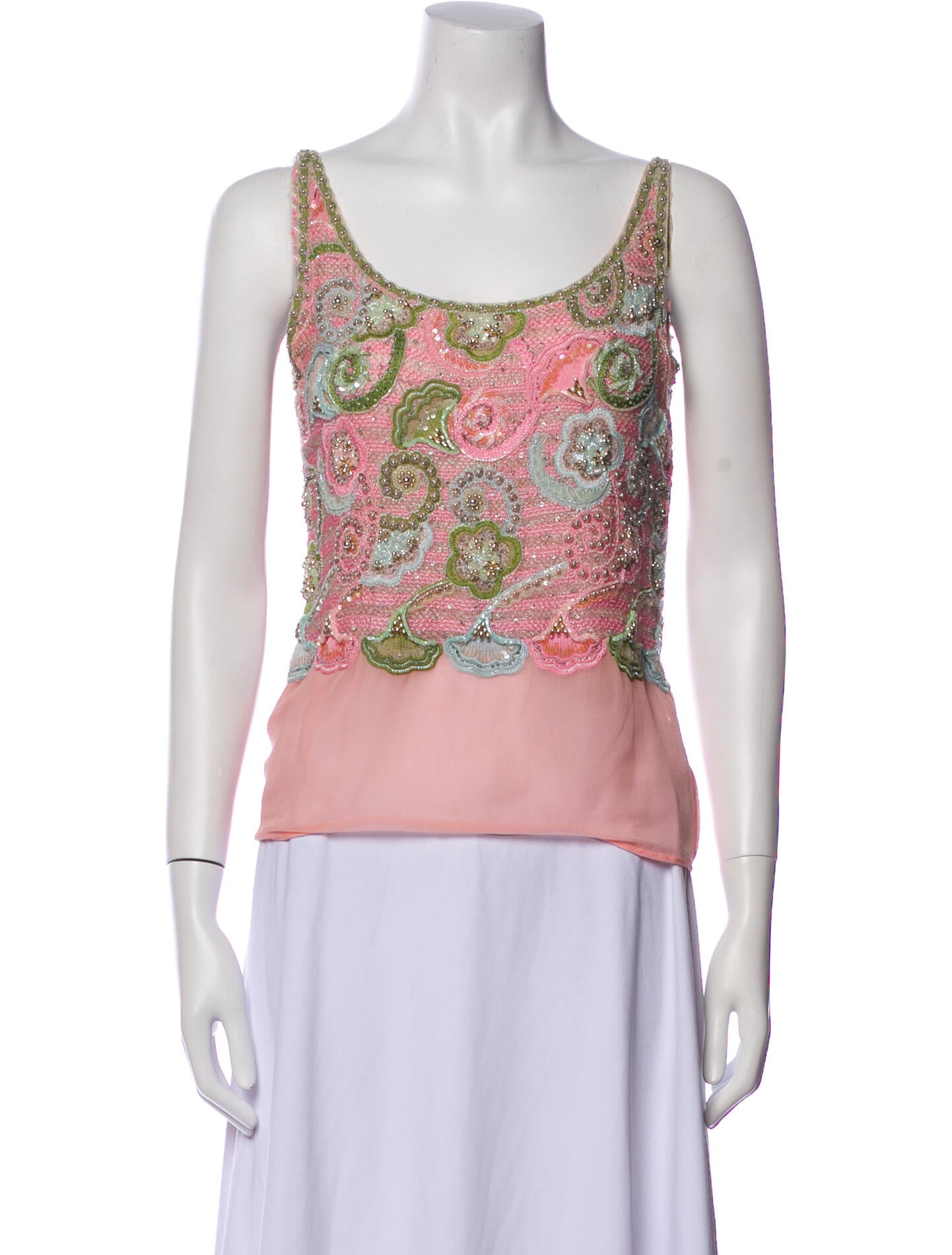 Valentino Night Vintage Printed Top