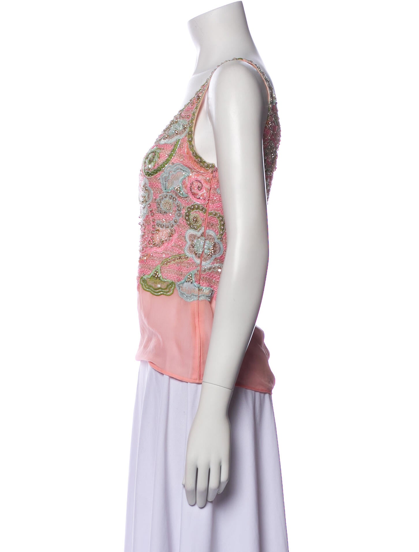 Valentino Night Vintage Printed Top