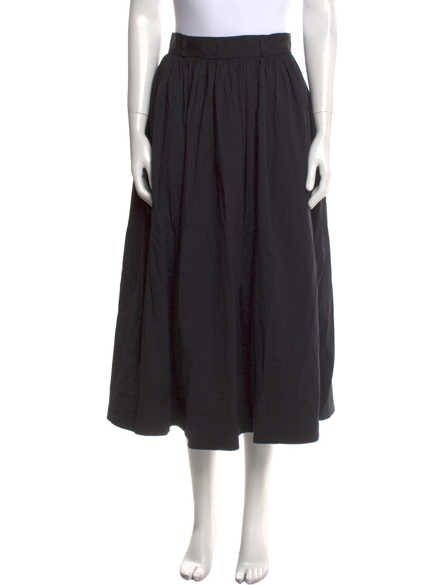 Andiata Pleated Accents Midi Length Skirt w/ Tags