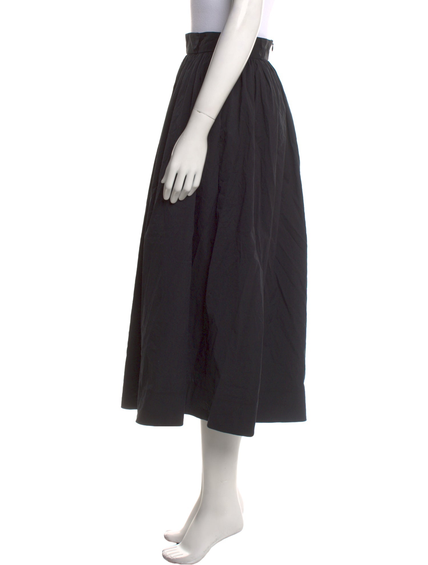 Andiata Pleated Accents Midi Length Skirt w/ Tags
