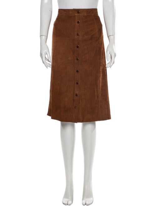 Vanessa Seward Knee-Length Skirt Brown