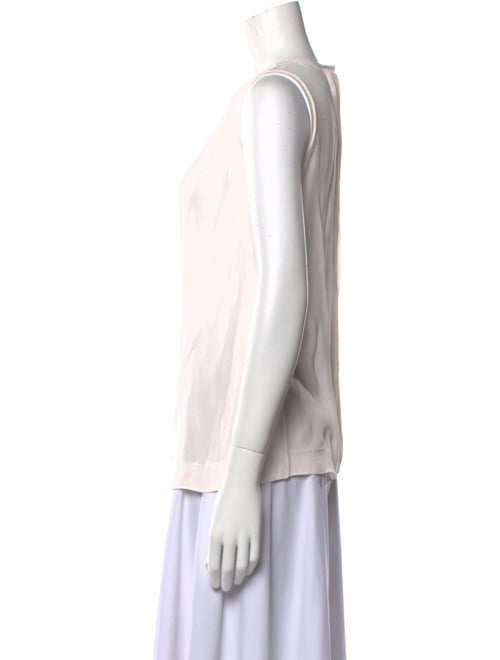 Vanessa Seward Scoop Neck Sleeveless Blouse