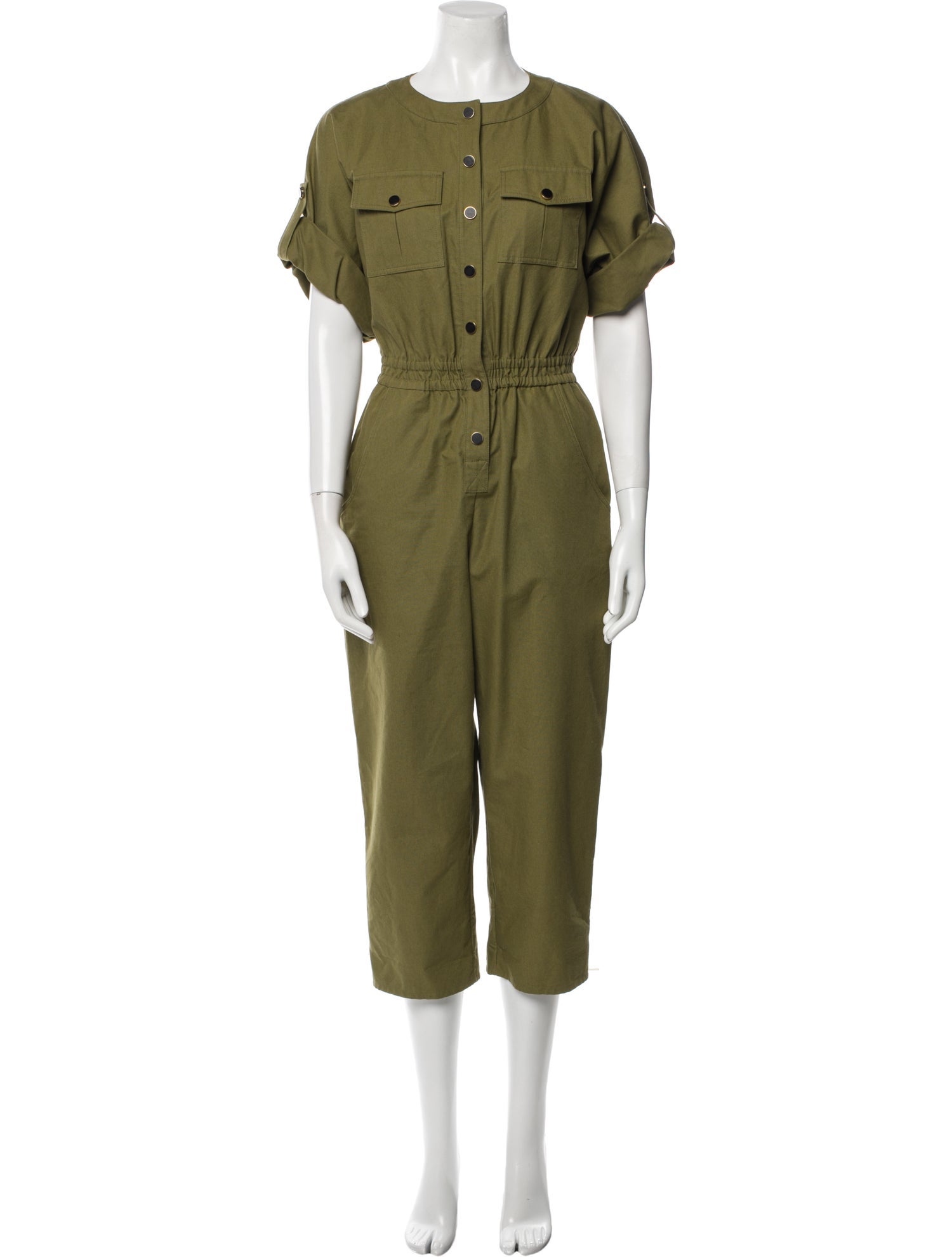 Vanessa Seward Crew Neck Jumpsuit