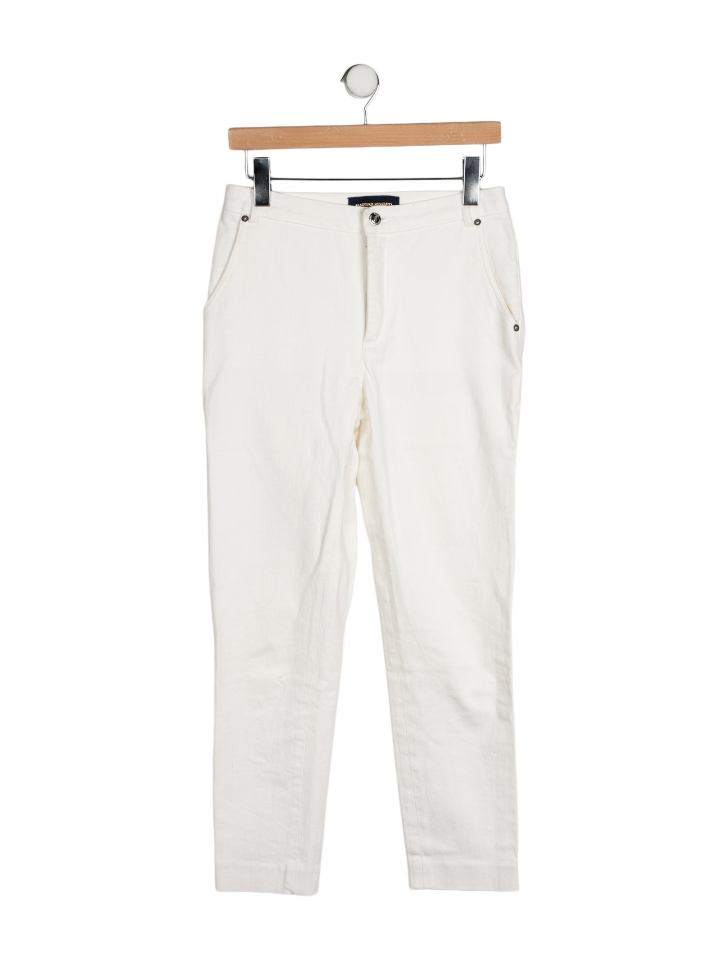 Vanessa Seward Mid-Rise Straight Leg Jeans