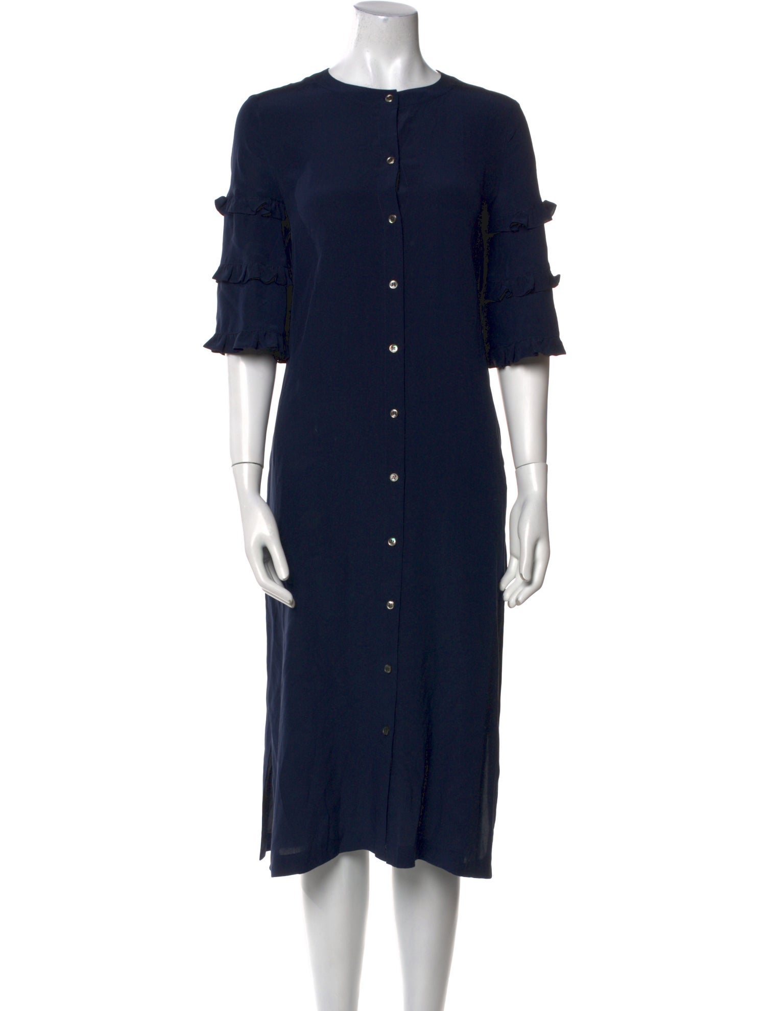 Vanessa Seward Silk Midi Length Dress