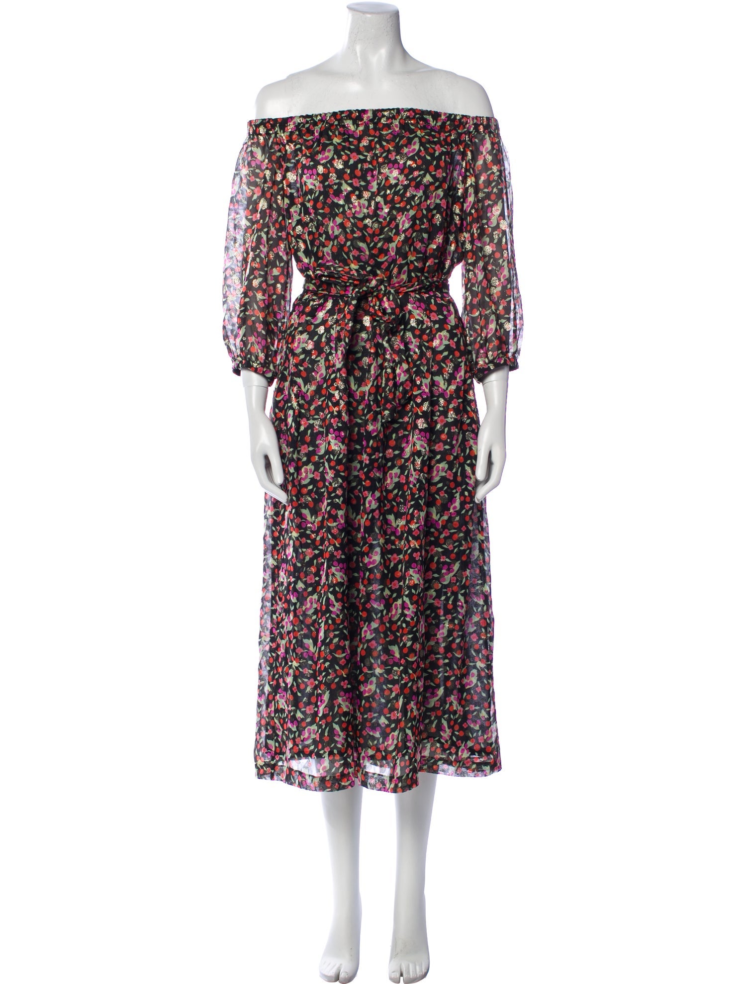 Vanessa Seward Silk Long Dress