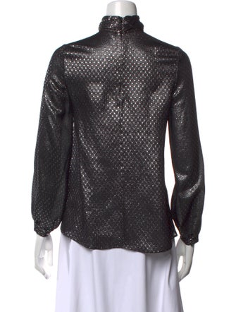 Vanessa Seward Silk Turtleneck Sweatshirt