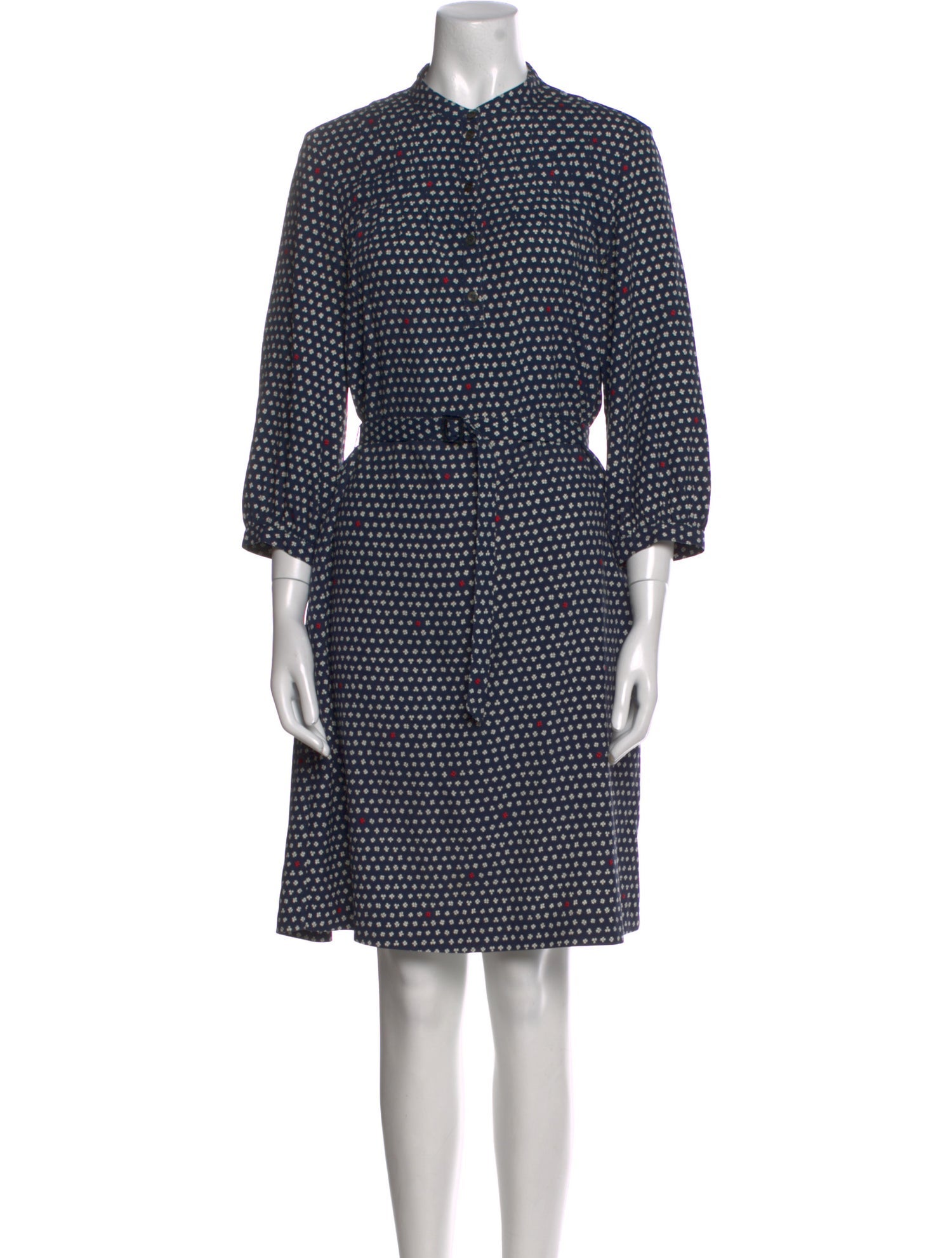 Vanessa Seward Silk Knee-Length Dress