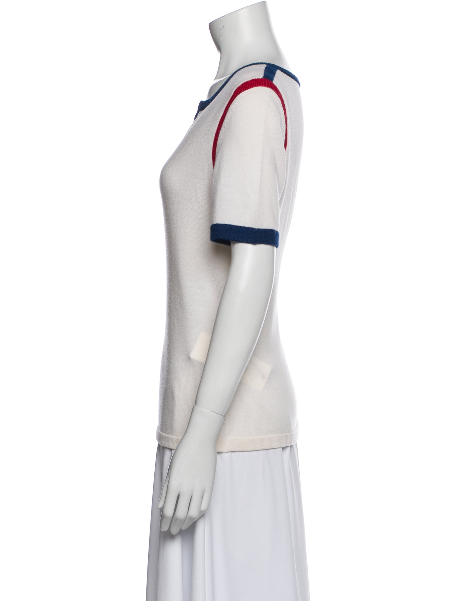 Vanessa Seward Merino Wool V-Neck T-Shirt