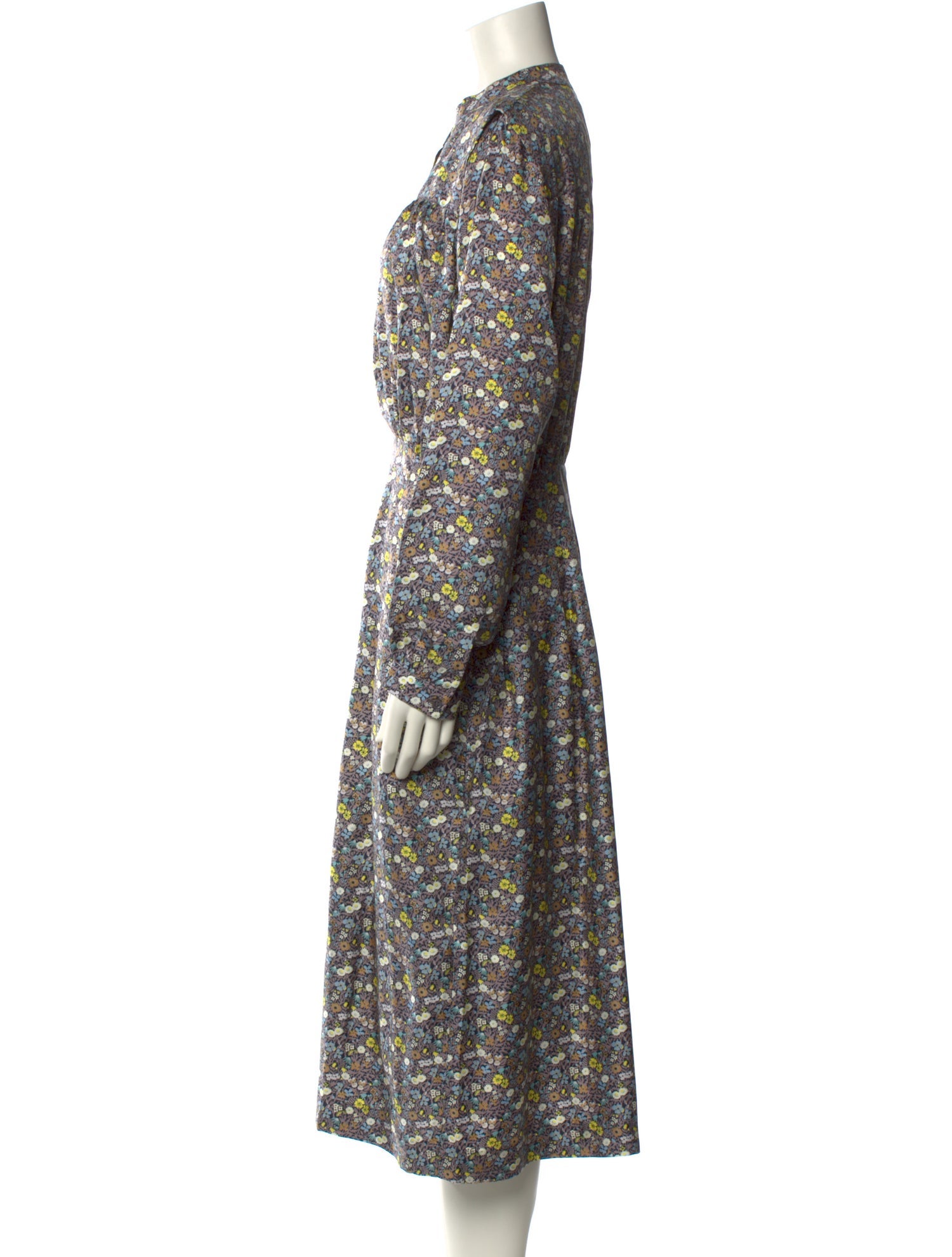 Vanessa Seward Silk Long Dress