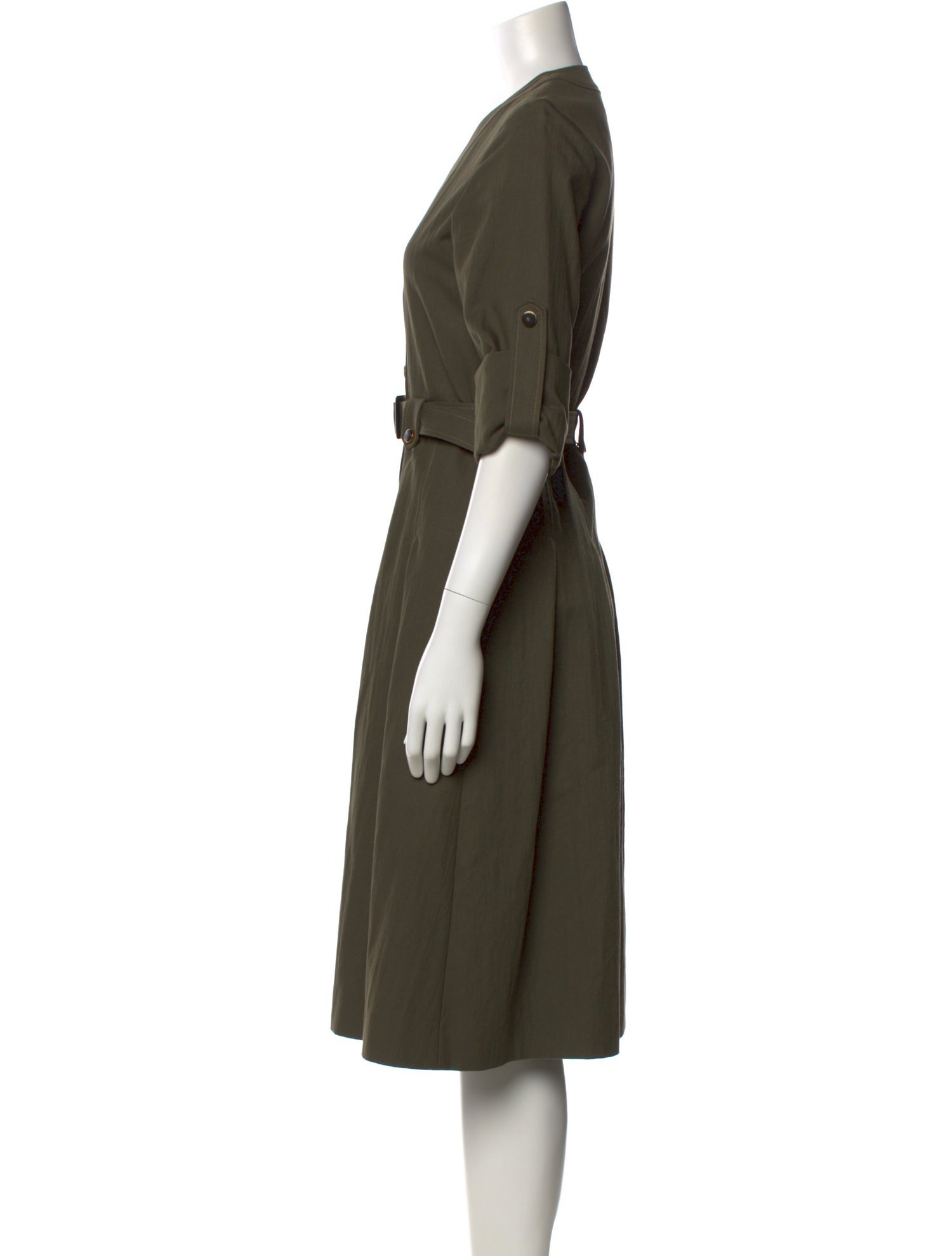 Vanessa Seward Nylon Midi Length Dress