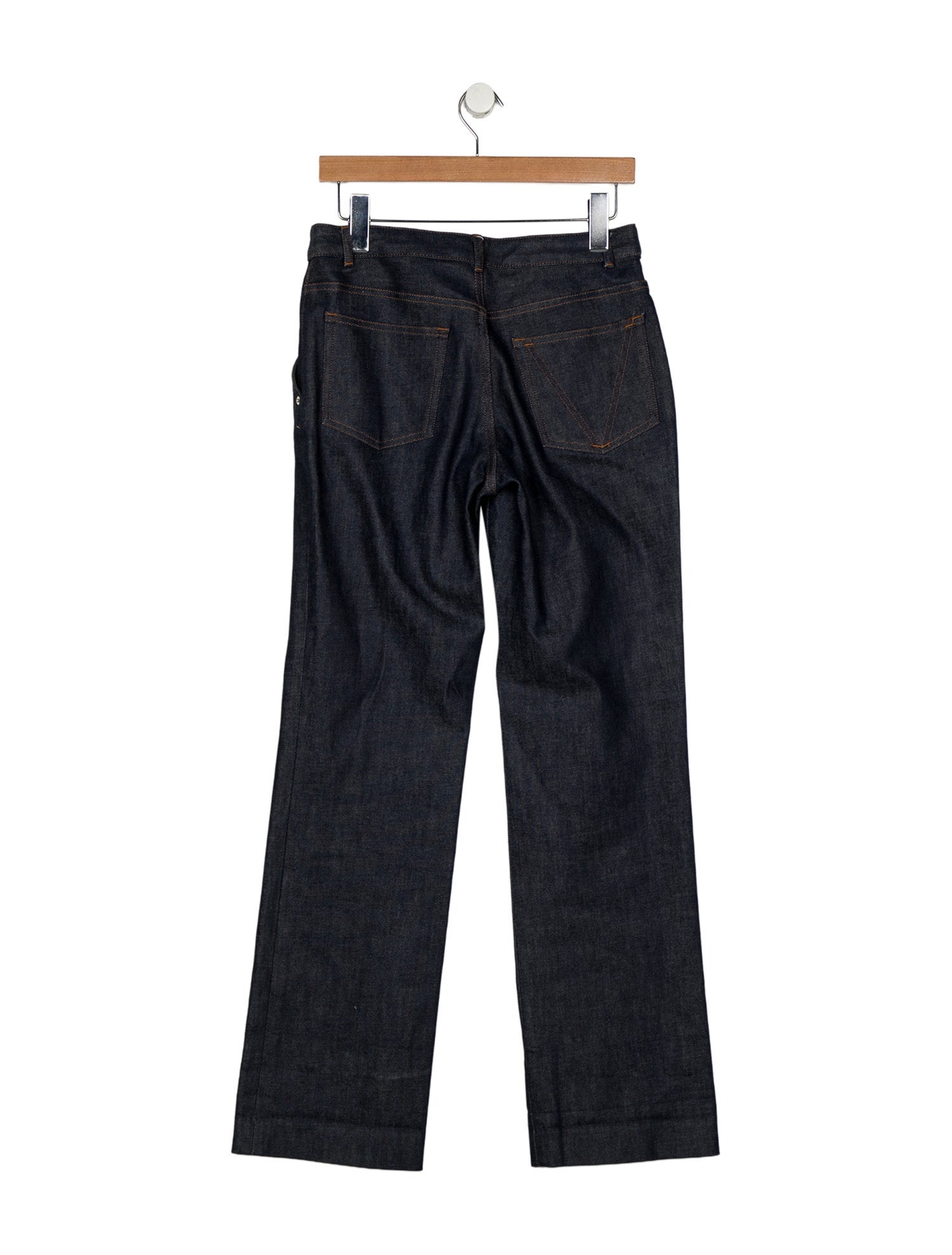 Vanessa Seward Mid-Rise Straight Leg Jeans