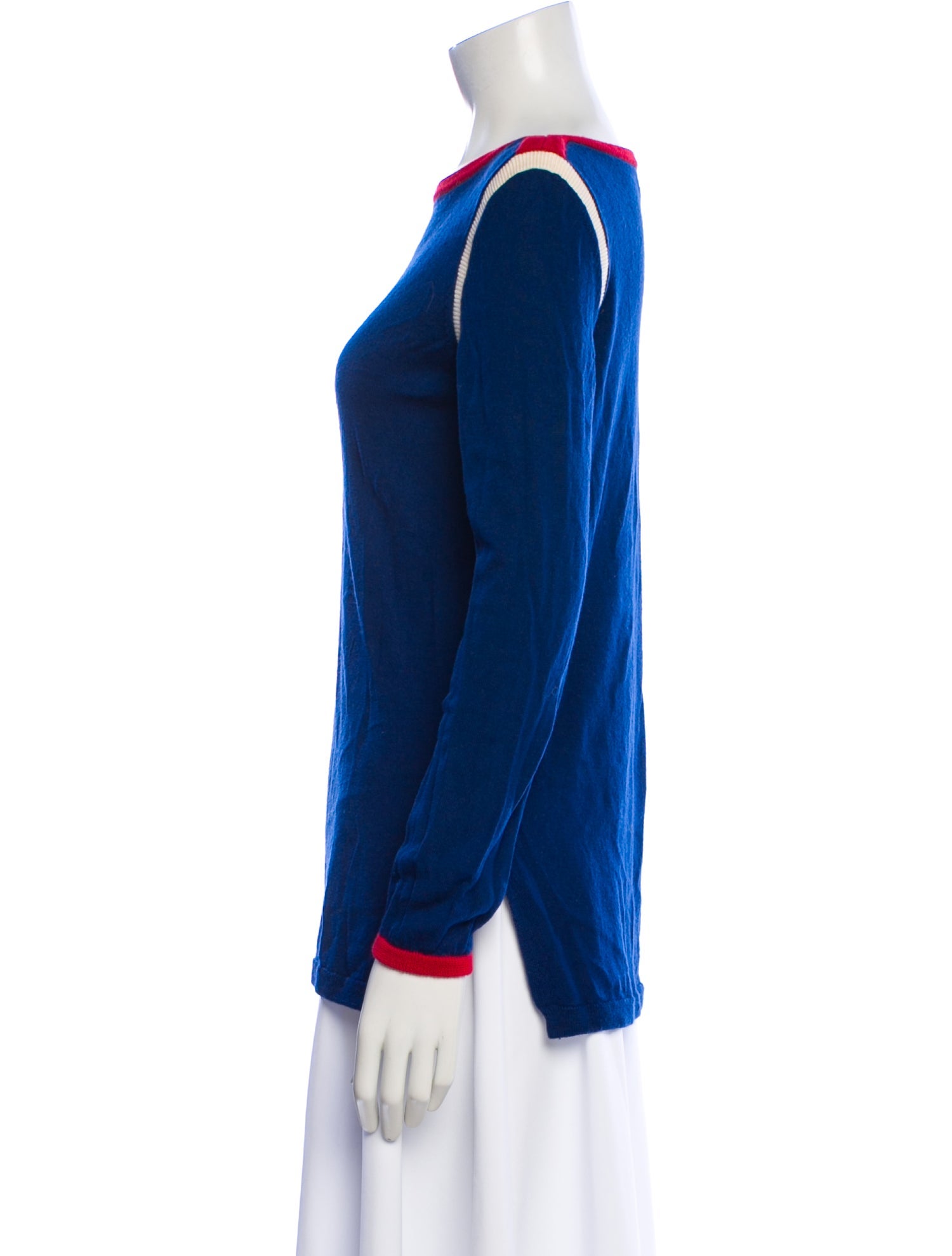 Vanessa Seward Merino Wool Bateau Neckline Sweater