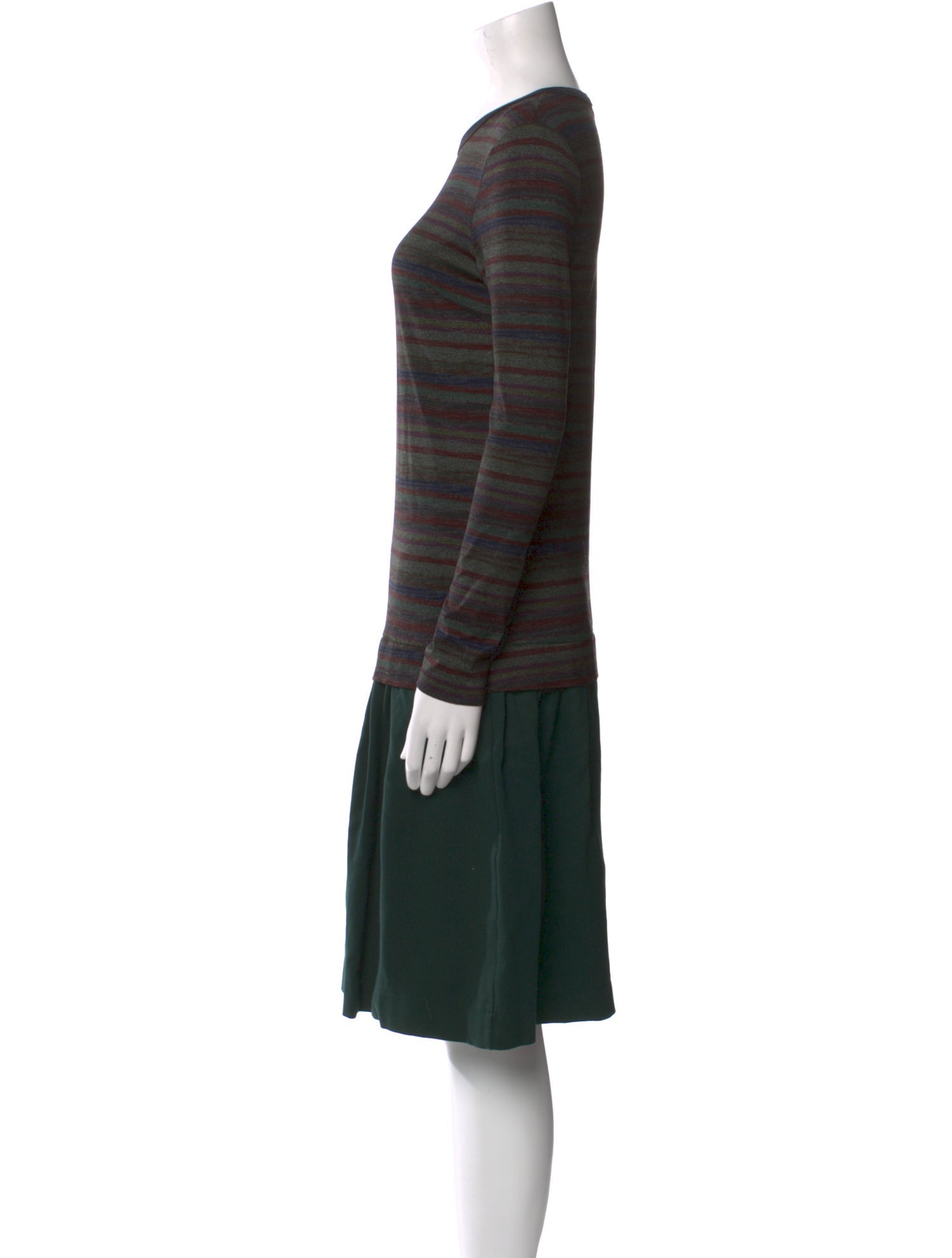 Tweedlabel Striped Knee-Length Dress