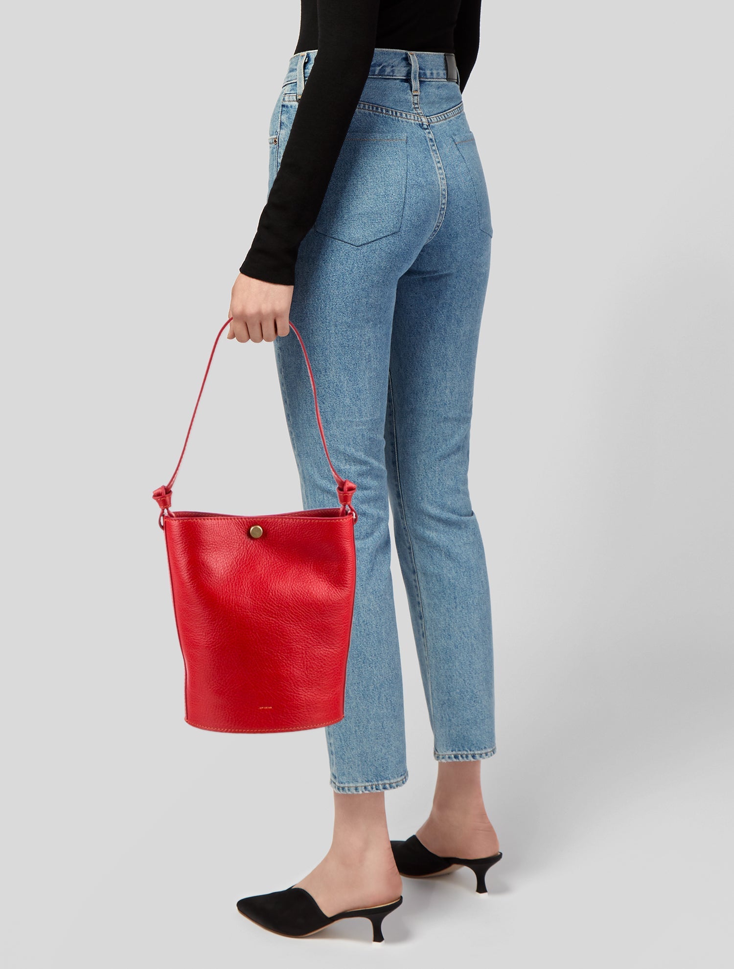 Lindquist Leather Bucket Bag