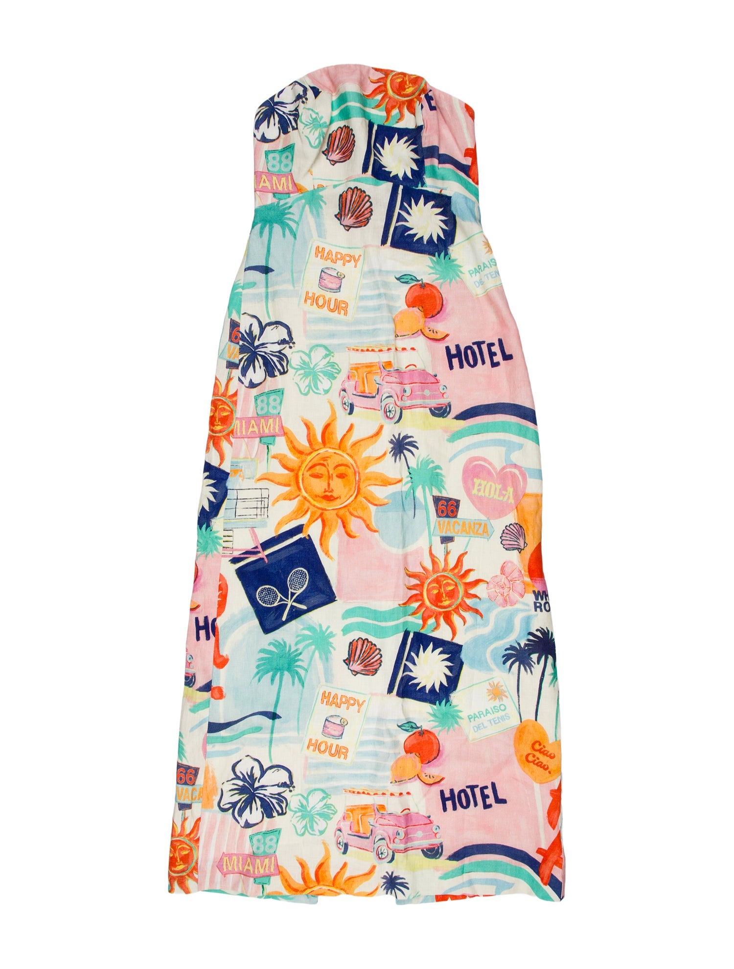 Roame Linen Midi Length Dress w/ Tags