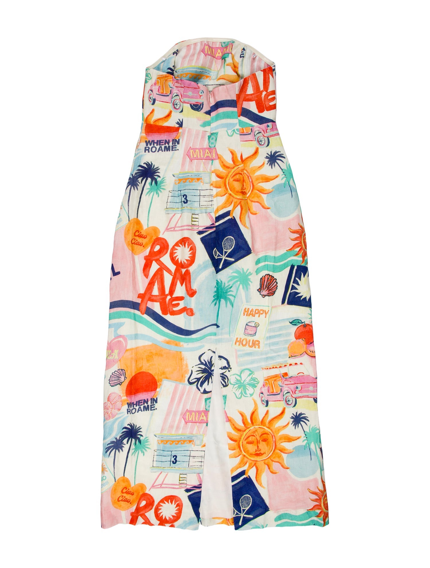 Roame Linen Midi Length Dress w/ Tags