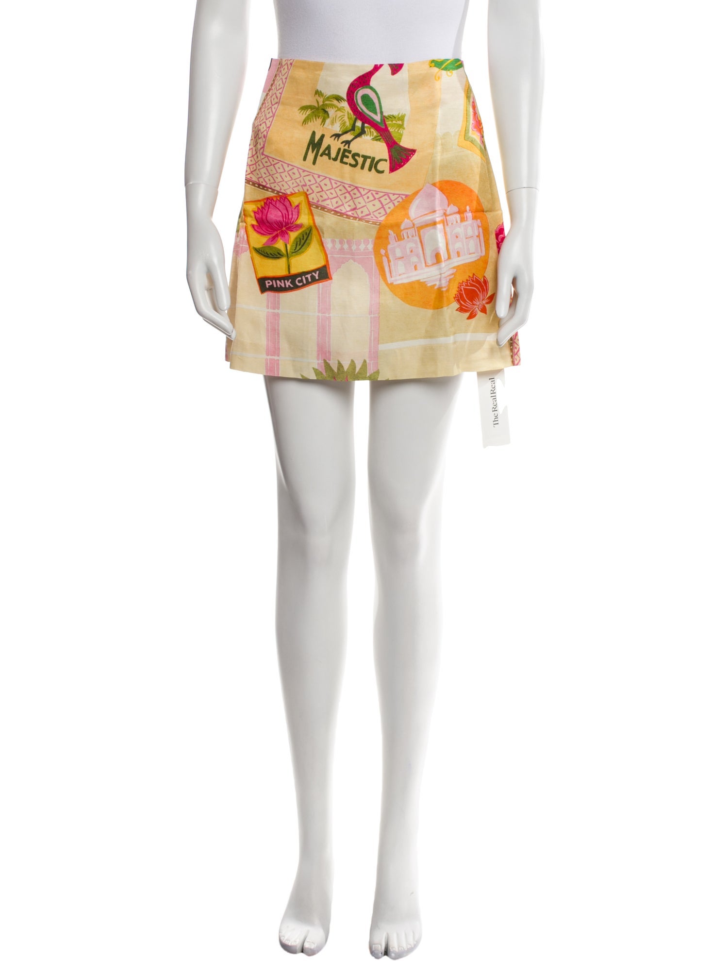 Roame Printed Mini Skirt w/ Tags