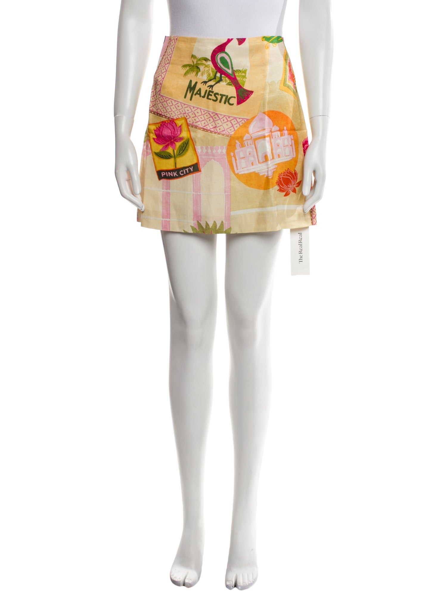 Roame Printed Mini Skirt w/ Tags