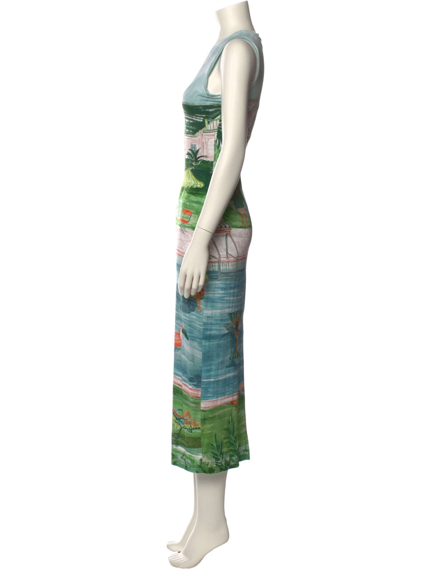 Roame Printed Long Dress