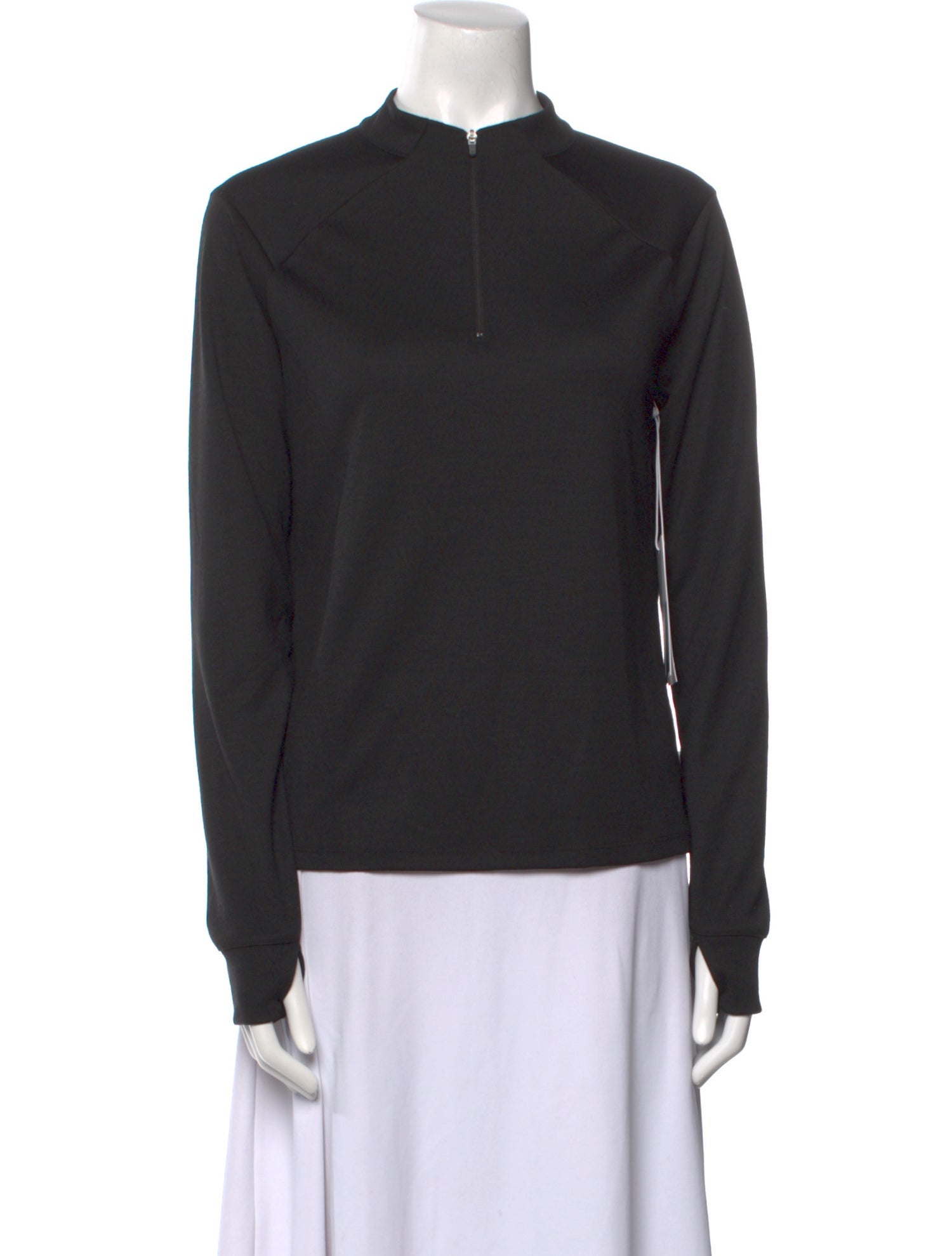 Literary Sport Mock Neck Long Sleeve Sweatshirt w/ Tags