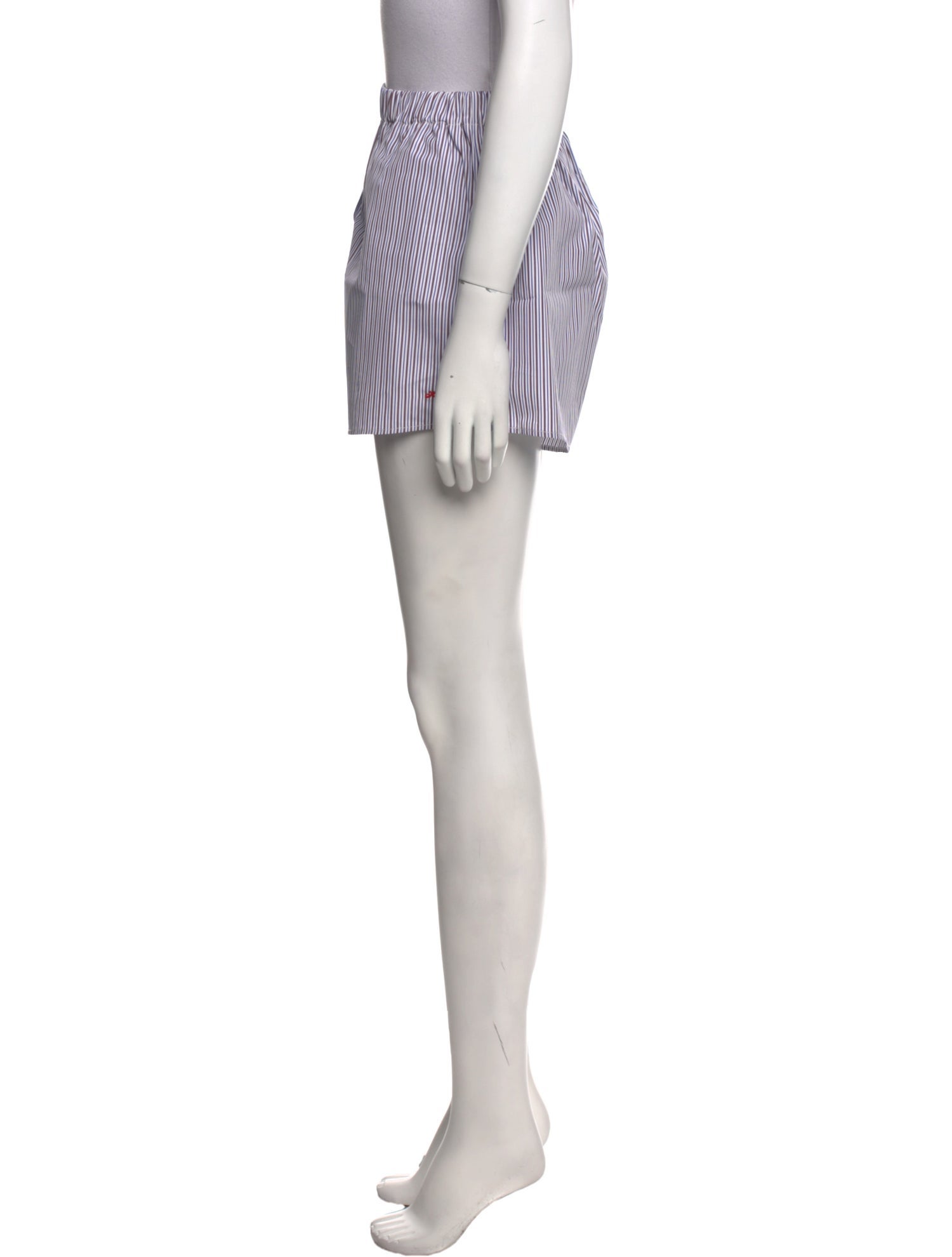 Amiya Striped Mini Shorts