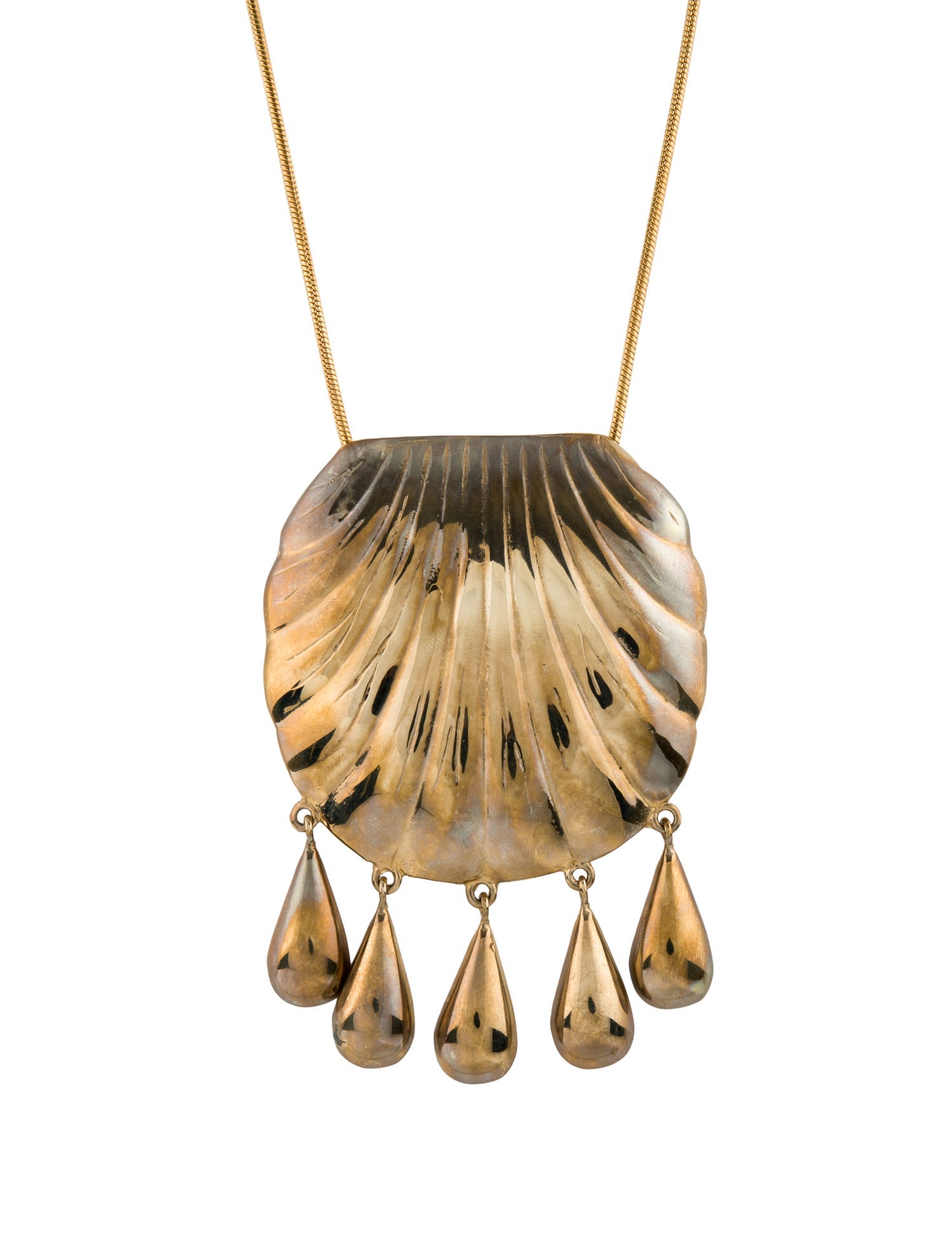 Juju Vera Petra Shell Pendant Necklace