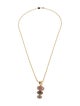 Jennifer DeMoro 18K Mother of Pearl, Opal & Amethyst Drop Necklace