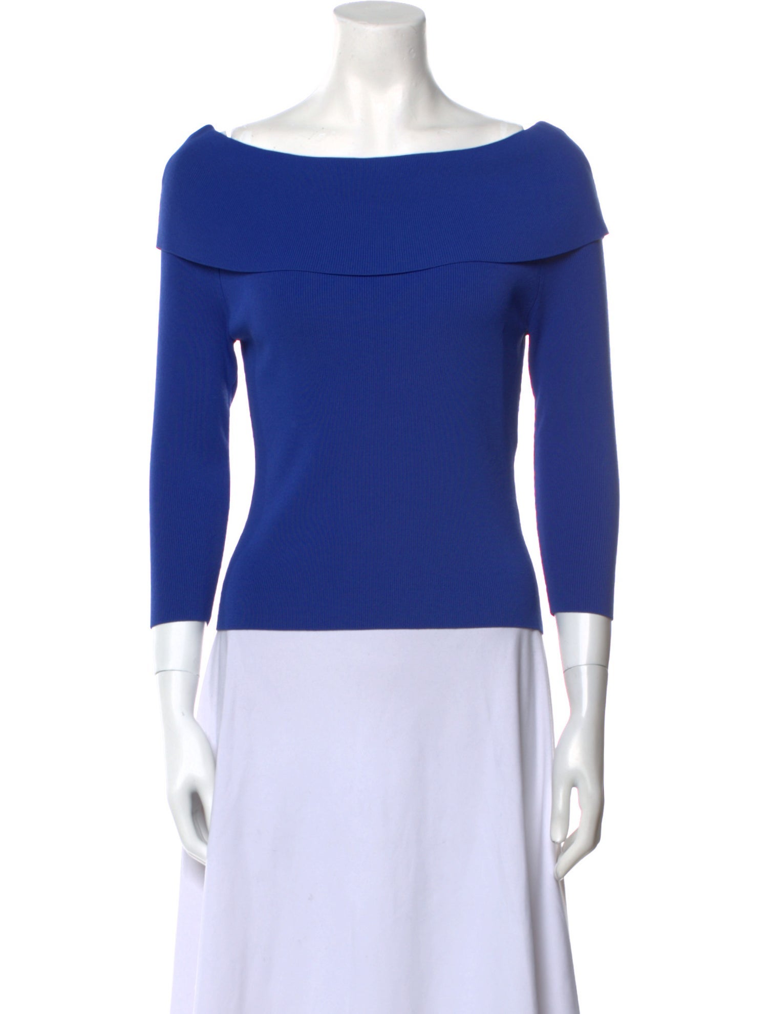 Venini Bateau Neckline Three-Quarter Sleeve Top