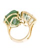 Vianna Brasil 18K Aventurine Quartz Prasiolite & Diamond Cocktail Ring