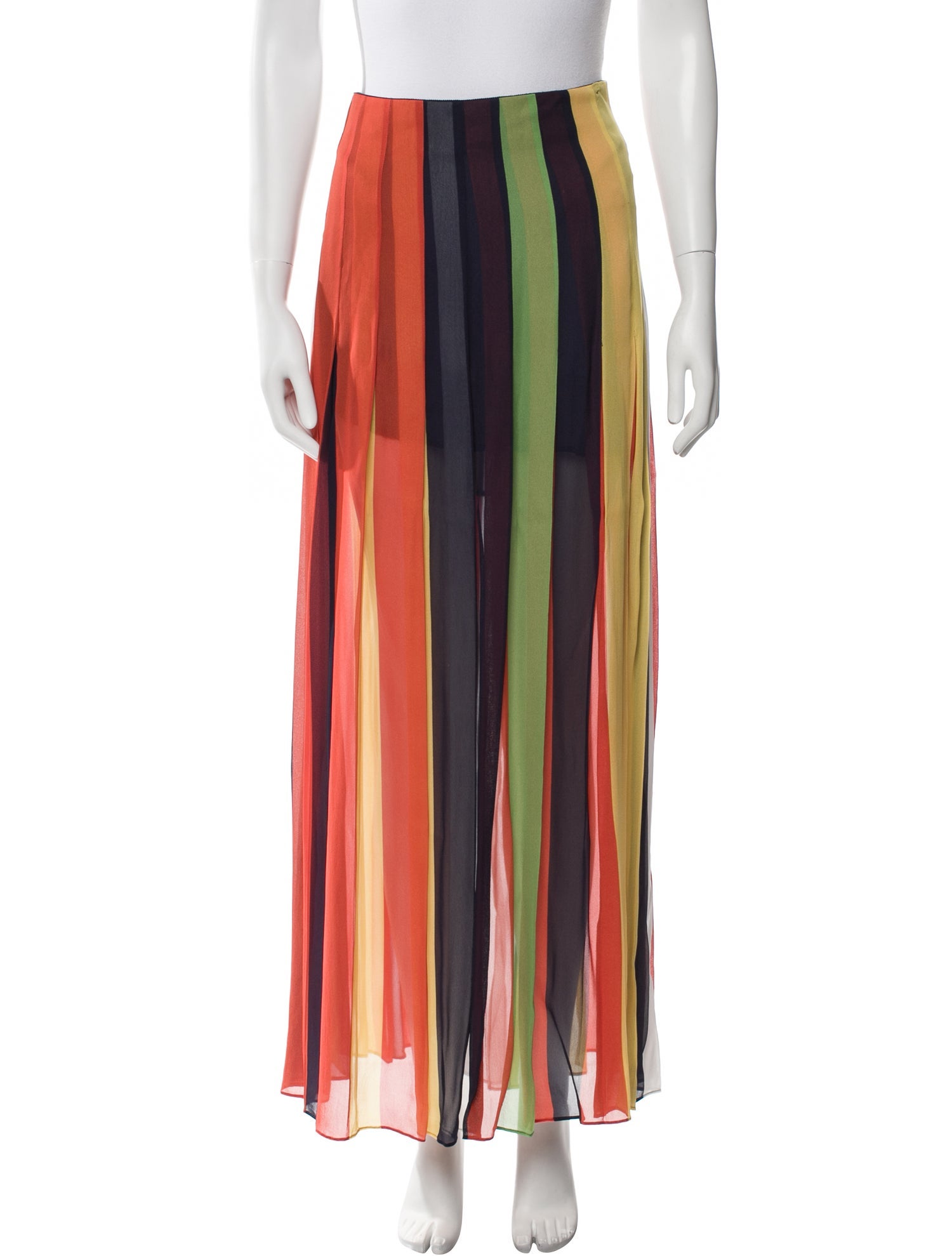 Christopher John Rogers x J.Crew Colorblock Pattern Long Skirt w/ Tags