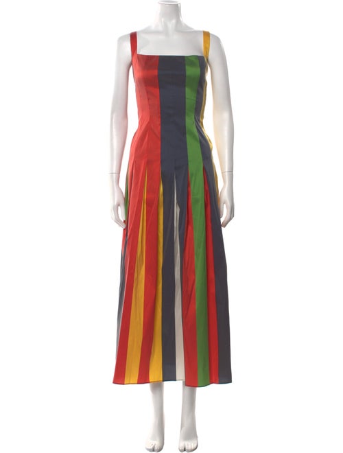 Christopher John Rogers x J.Crew Striped Long Dress