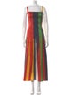 Christopher John Rogers x J.Crew Striped Long Dress