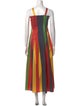 Christopher John Rogers x J.Crew Striped Long Dress
