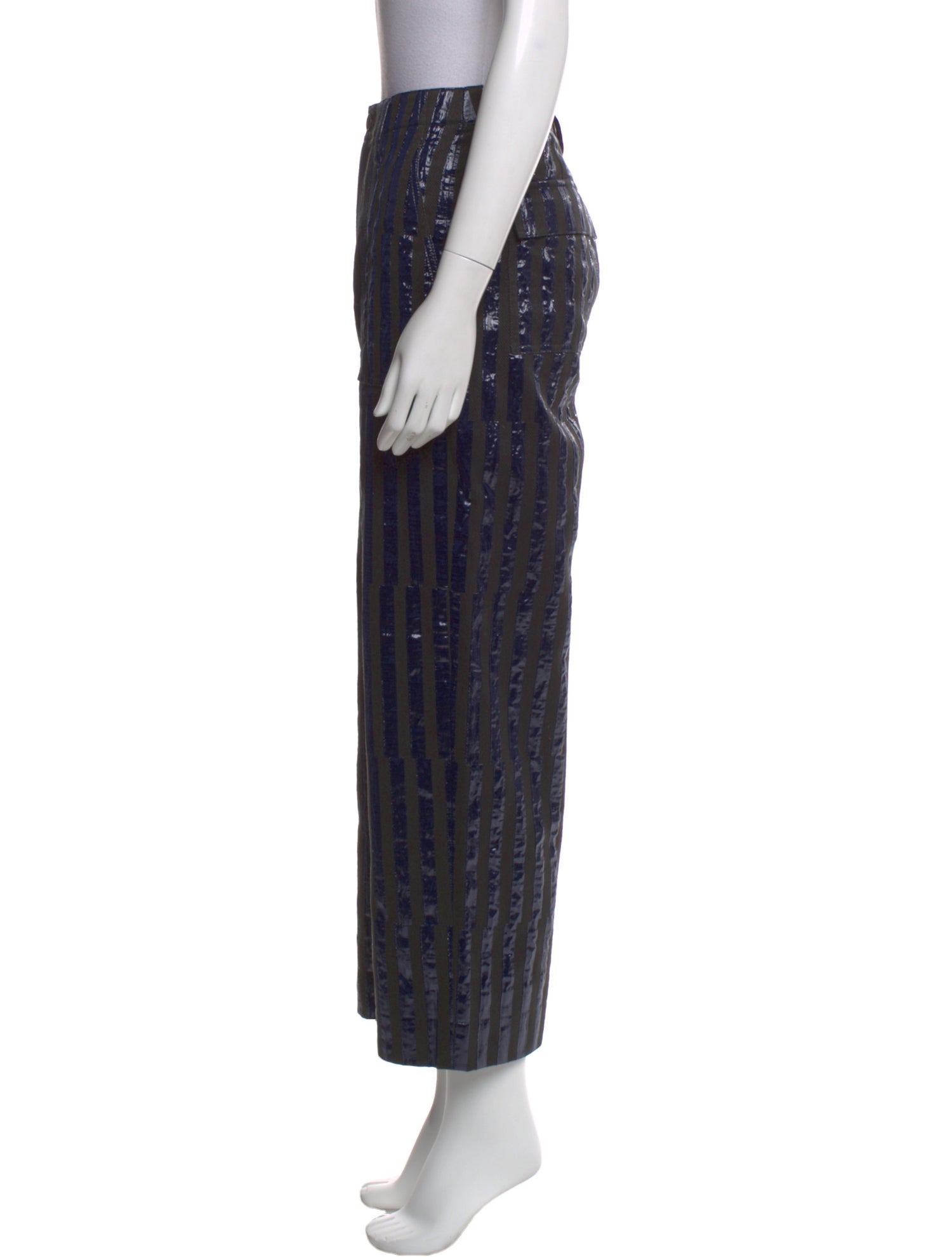 Christopher John Rogers x J.Crew Striped Wide Leg Pants