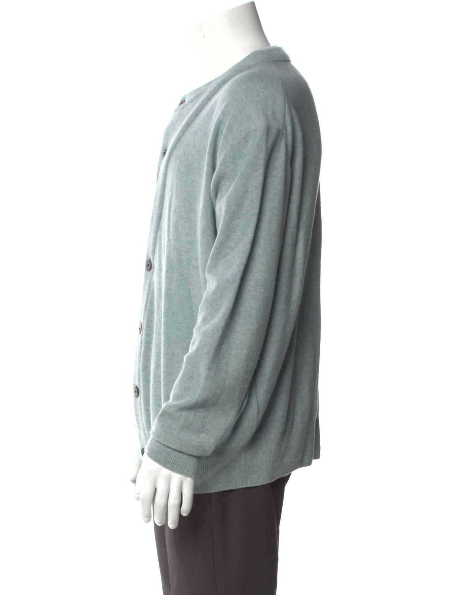 LE17SEPTEMBRE Crew Neck Long Sleeve Cardigan