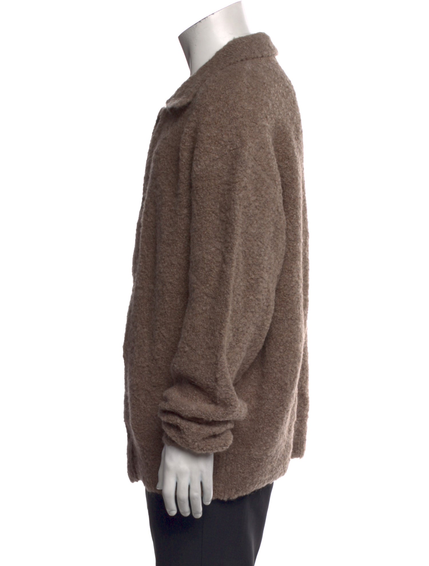 LE17SEPTEMBRE Collar Long Sleeve Cardigan