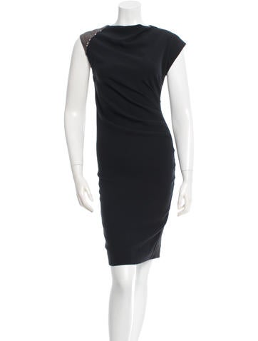 VPL Sleeveless Sequin-Embellished Dress