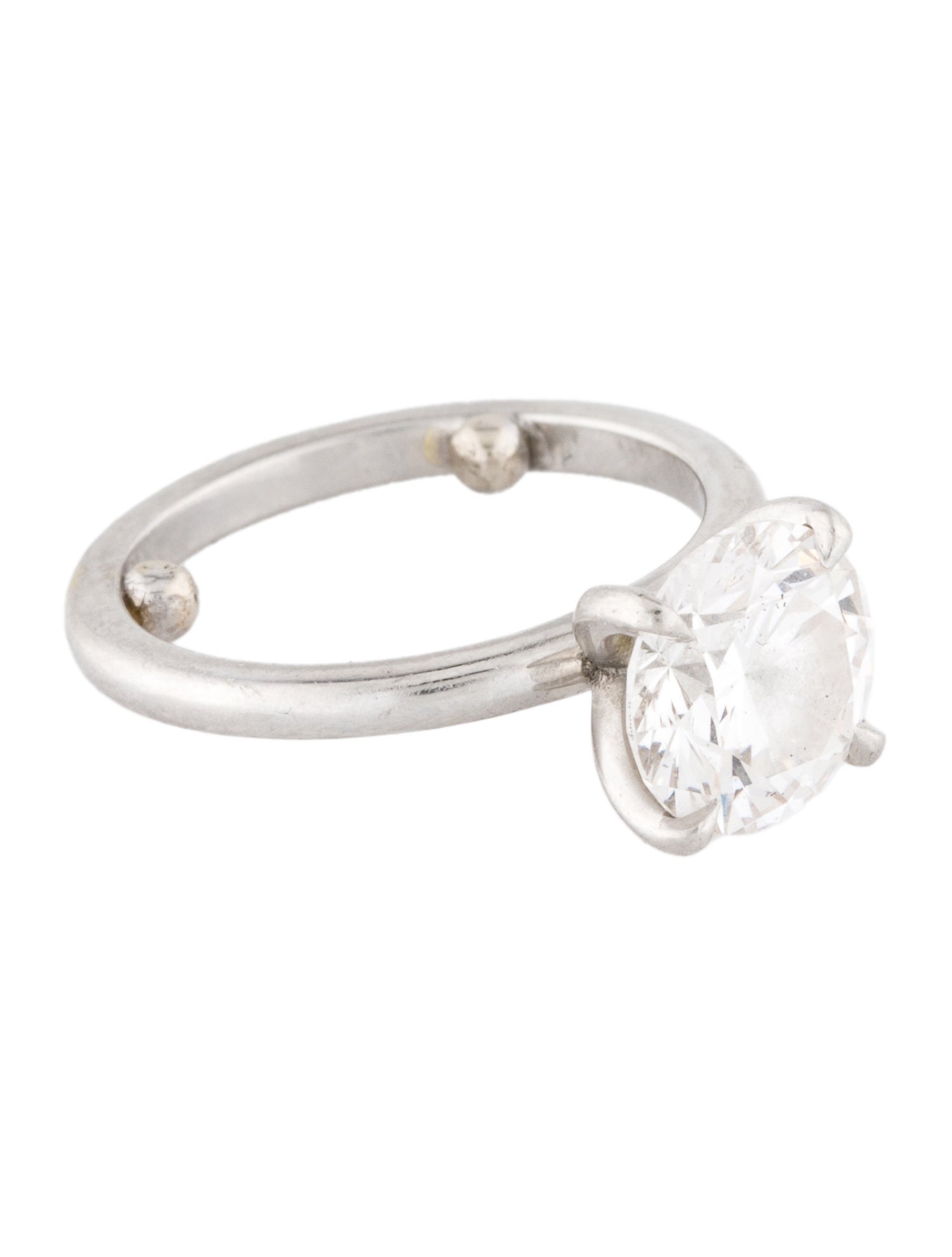 VRAI Platinum 1.93ctw Lab-Grown Diamond Engagement Ring