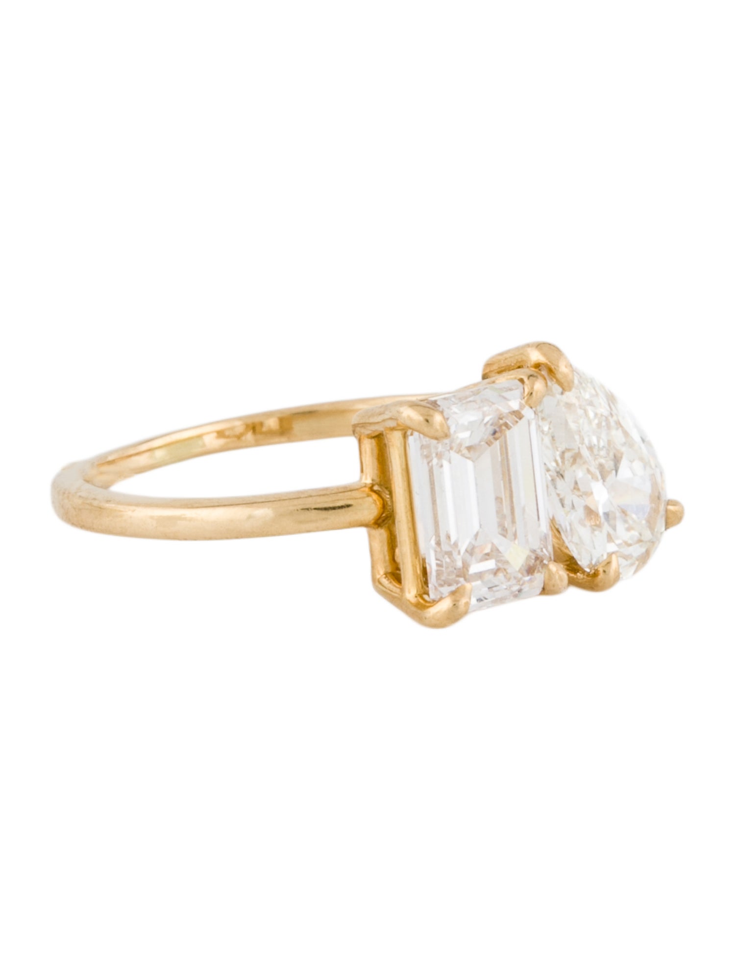 VRAI 18K 3.53ctw Lab-Grown Diamond Toi Et Moi Engagement Ring