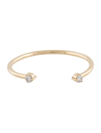 VRAI 14K Lab-Grown Diamond Ting Cuff Ring