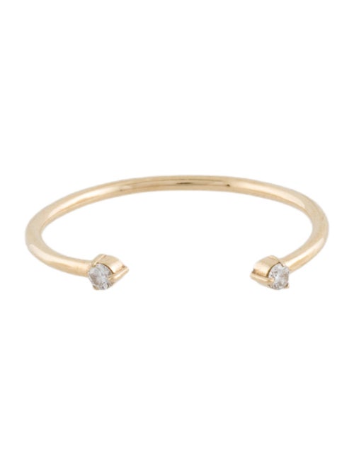 VRAI 14K Lab-Grown Diamond Ting Cuff Ring