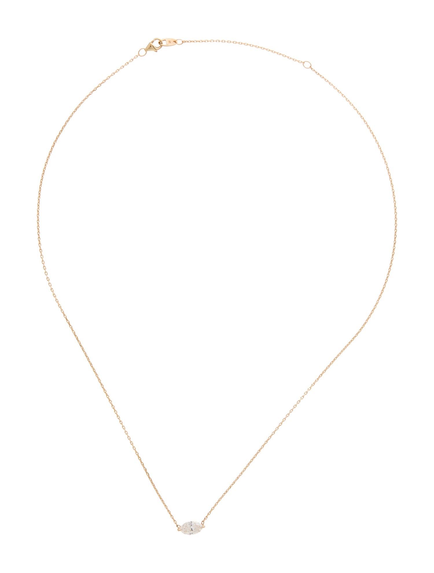 VRAI 14K Lab-Grown Diamond Pendant Necklace