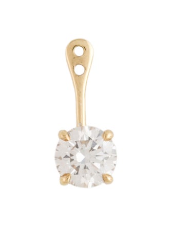 VRAI 14K 1.00ct Lab-Grown Diamond Single Solitaire Earring Jacket