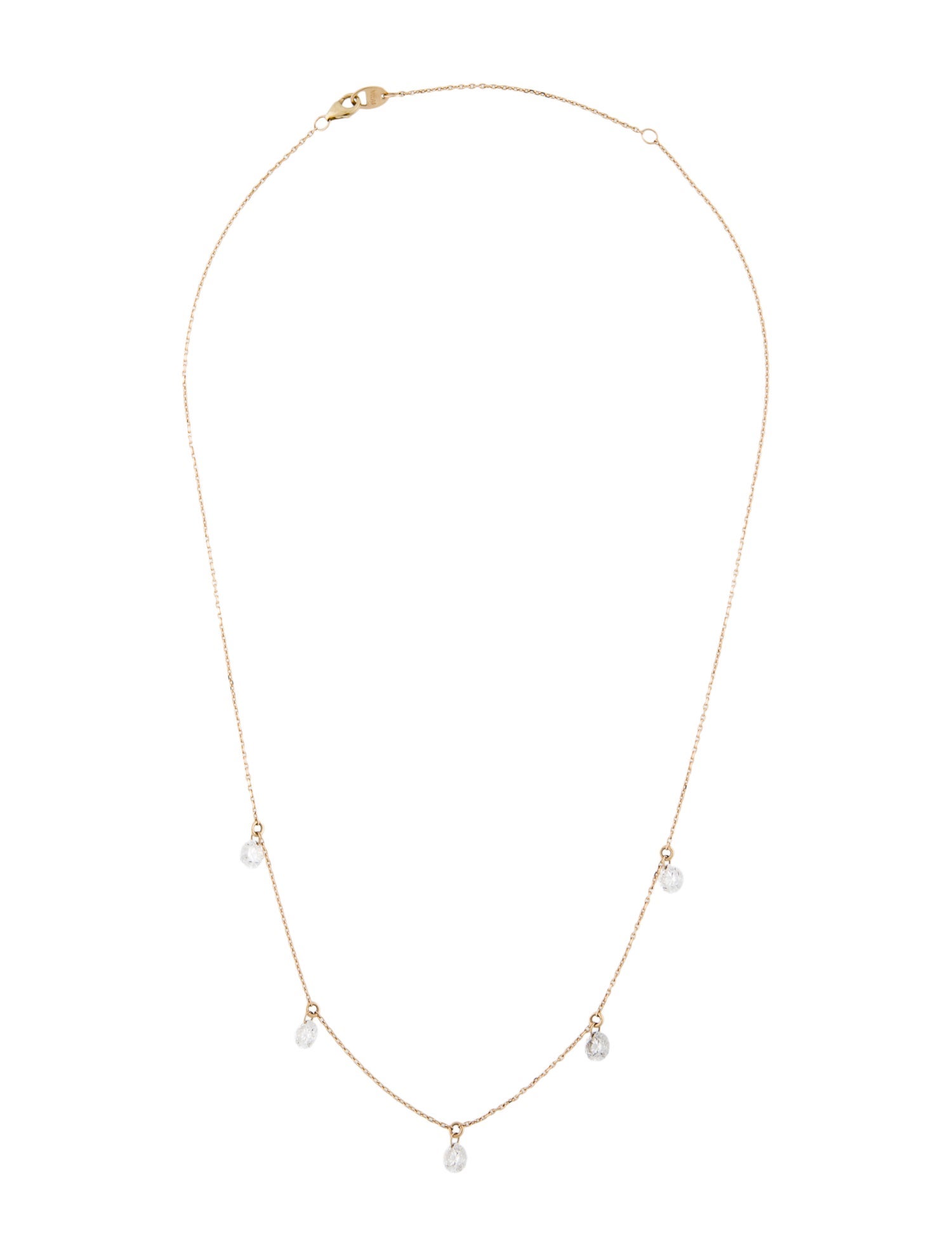 VRAI 14K 2.50ctw Lab-Grown Diamond Floating Station Necklace