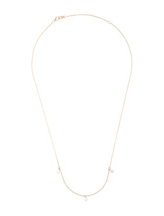VRAI 14K Diamond Floating Station Necklace