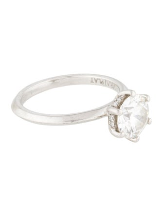 VRAI Platinum 1.53ct Lab-Grown Diamond Hidden Halo Engagement Ring