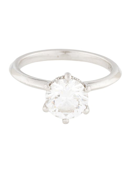 VRAI Platinum 1.53ct Lab-Grown Diamond Hidden Halo Engagement Ring