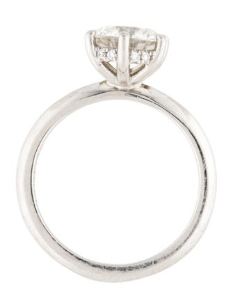 VRAI Platinum 1.53ct Lab-Grown Diamond Hidden Halo Engagement Ring