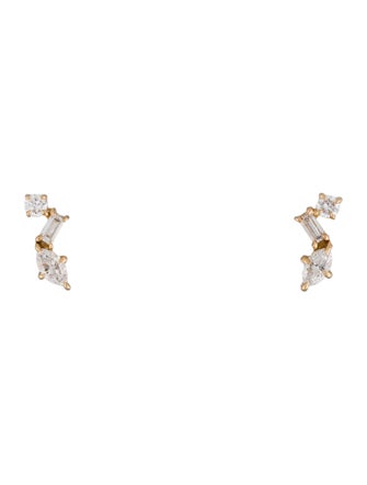 VRAI 14K Lab-Grown Diamond Orion Stud Earrings